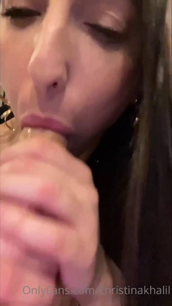 Christina Khalil Nipple Slip Dildo Deepthroat Onlyfans Video Leaked - #9