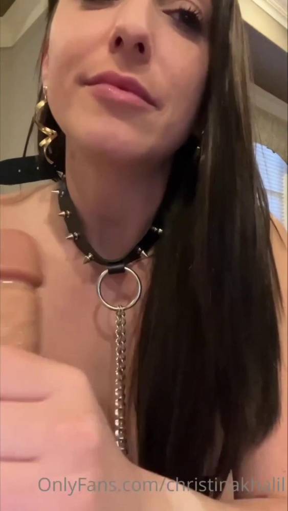 Christina Khalil Nipple Slip Dildo Deepthroat Onlyfans Video Leaked - #6