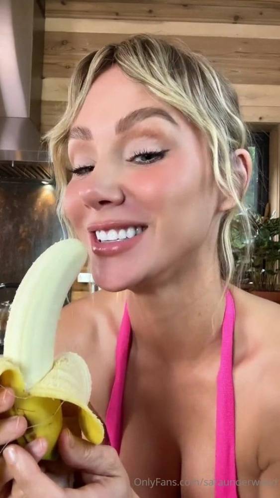 Sara Jean Underwood Banana Blowjob OnlyFans Video Leaked - #7