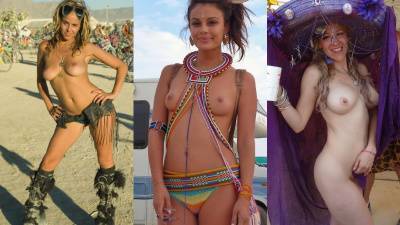 Burning Man nude girls