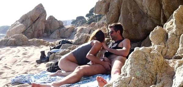 Couple caught having sex on the BEACH