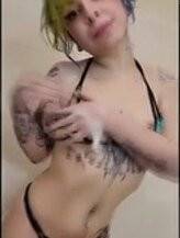 HeyLyssten Nude Shower Striptease Video Leaked