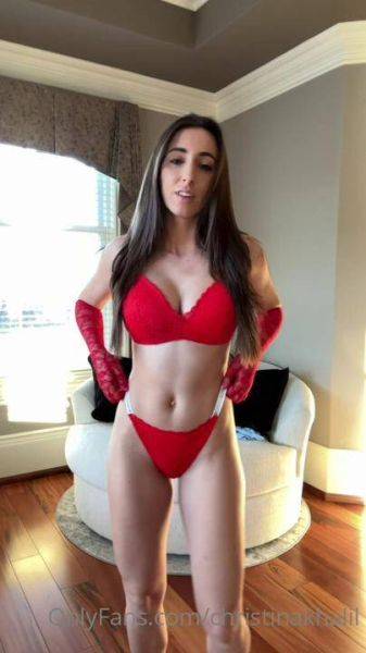 Christina Khalil Underboob Lingerie Strip Onlyfans Video Leaked