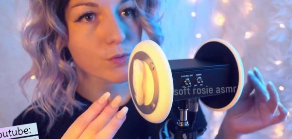 SFW ASMR Rare Mouth Sounds with Delay - PASTEL ROSIE Amateur Youtuber - Trippy Ear Tease Tingles