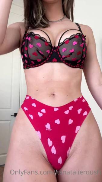 Natalie Roush Nude Valentines Panties Haul Onlyfans Video Leaked